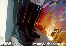 Hey, check out Daddy's forbidden boot room with schoolgirl roleplay and heels