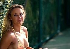 Contemplating the beauty of caroline wozniacki the model