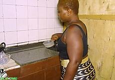 Irie Fucks His Wife In The Kitchen While She Washes Dishes