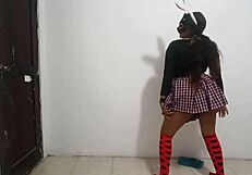 Friend's Wife Dances Sexy and Submissive!