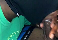 Maskedwhore deepthroats a massive bbc until swallowing cum