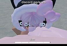 Fucking Roblox Slutty Girl on Beach