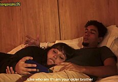 Stepsister Blowjob During Netflix!