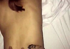 Skinny latina in hotel room