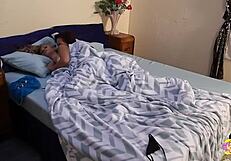 A curious blonde while kissing her friend's big tits wants to finger her holes