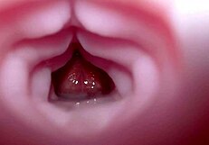 Quickie creampie with fleshlight toy