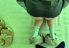 Cum On Step Sister's Back!