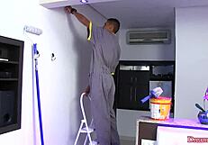 Watch Sultry Tranny Nicolly Pantoja Seduce A Young Man Into Railing Her Butt With Passion On Pornbl!