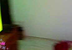 Curvy fat brazilian with tattoos gives wet blowjob in fetish scene.