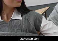 Dreaming about a threesome with students and MILF? This fantasy comes true