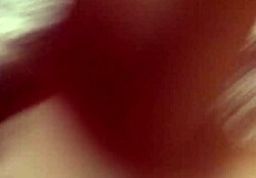 Blonde teen gets a surprise on her chest.