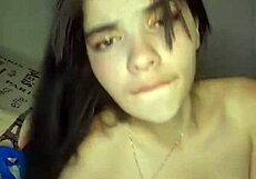 amateur couple fucks outdoors in trailer