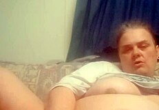 i'm fingering myself with a strapon, feeling so good