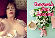 Granny Carmen's Intense Orgasm from Finger and Cock