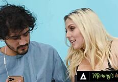 worried milf christie lets teen fuck for exercise