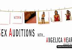 Victoria's First On-Camera Casting with Blowjob and Deepthroat