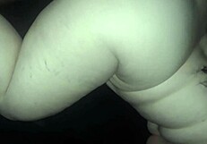 Doggystyle escape attempt fails, pinned for interracial fuck.