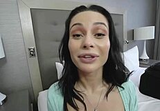 Horny stepmom blowjob during travel fucking