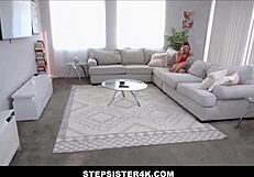 blonde stepsister squirts pov