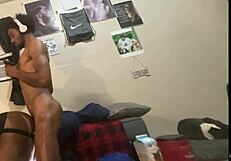 Homemade anal doggystyle fucking bent over ass