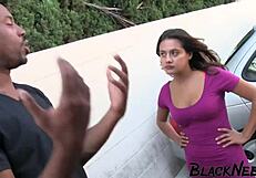 Sloppy Juicy Big Ass Bbw Brunette Amateur Gets Facial From Bbc