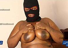 big tits bbw foreplay with shaved pussy.