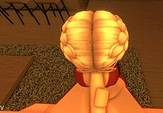 roblox girl sucks small cock of royal boyfriend in handjob session