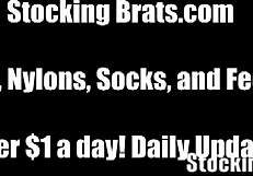 Bookworm Sasha Gets Her Feet WORSHIPED In Fetish Scene