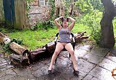 Klaudiaambergirl Solo Masturbation During A Storm