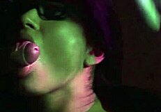 Teacher in fishnet stockings gets her tight pussy penetrated after face fucking