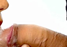 Detailed close-up of Asian amateurs in doggystyle, bent over with ass focus