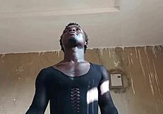 Kwameoppong65 Heating the Day with a Little 18+ Dance and Big Cock