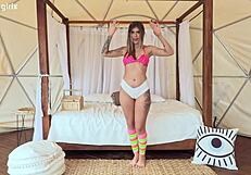 Yes Papi! Colombian Girl Gapes From Deep Anal Fingering!