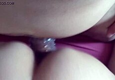 wife enjoys getting fucked with rings on webcam