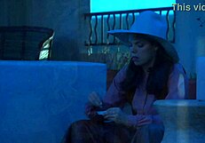 brooke ballentyne still has her riding chaps on as she gets creampied sqf