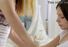 Slim Teen Angelica Wrecks BFF Shanty's Tiny Cunt