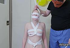 I brought wacky sweetie to ass hole asylum for harsh therapy.