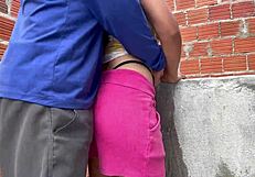 bricklayer fucking a young 18+ girl during a break at work