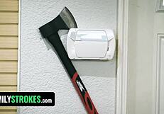 Familystrokes - Hot And Slutty Babes Share Their Stepfathers Cock To Break The House Curse