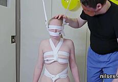 I brought wacky sweetie to ass hole asylum for harsh therapy.