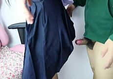 Horny thai teen cosplayer licks and gets fucked doggystyle in bath?