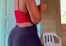 Prostitute's Big Ass Marked By Tight Panties - Teasing View?