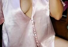 Leaked intimate video of beautiful Argentine milf teacher fingering herself in lingerie outdoors 😍