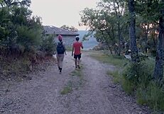 Hey, i was hiking and ended up fucking outdoors!