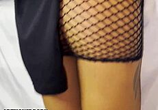 Petite Colombian nun squirts in his face. She makes him cum in rough sex