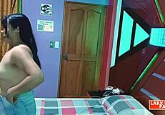 Room Casting 9 Features Esther From Chiclayo SHOWING Her HUGE Chubby Latina ASS In Doggystyle View.