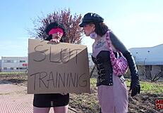 i think emmita misbehaves so fedora handles the punishment like in that bdsm scene