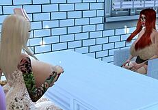 Horny Nurse Bella Fucks Patient Mila In Sims 4