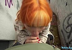 I Feel So Thrilled Picking Up This Russian Redhead With Big Natural Tits For Outdoor POV Fucking