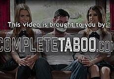 Kinky sluts getting throat fucked before riding rough